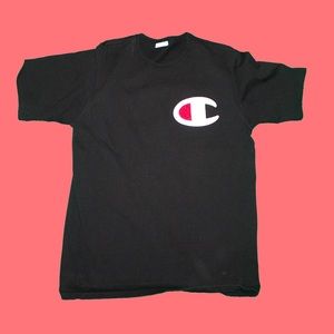 Vintage Champion embroidered logo tee